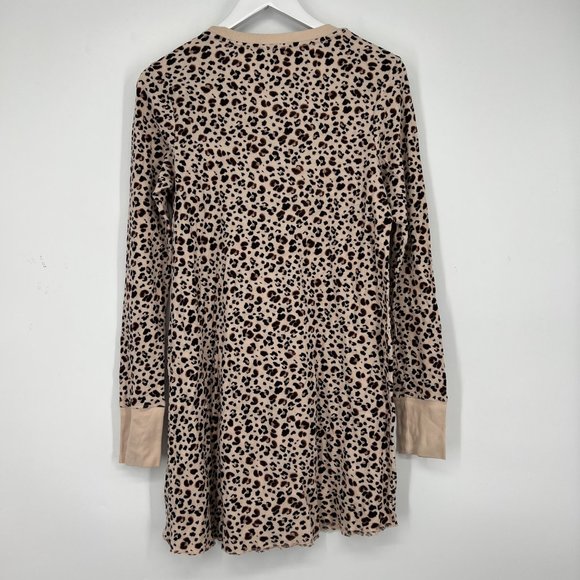 Victoria's Secret Women's Mini Thermal Sleepshirt Holiday Spotty Leo Medium NWT - Picture 4 of 7